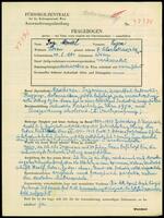 Applicant: Mendel, Eugen; born 10.5.1881 in Vienna (Austria); married.