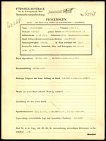Applicant: Egermann, Samuel; born 22.3.1876 in Lösci, Tiahechoslowakei; widowed.