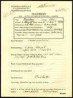 Applicant: Kopsteine, Elsa; born 11.2.1889 in Lackenbach (Austria); single.