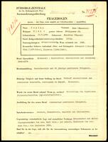 Applicant: Kemény, Imre (Emmerich); born 16.7.1894 in Kaposvar (Hungary); single.