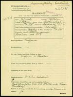 Applicant: Jelinek, Wilhelm; born 13.12.1870 in Načeradec (Czech Republic); married.