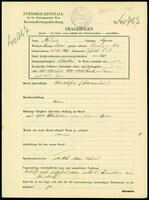 Applicant: Neuner, Agnes; born 21.12.1867 in Třebíč (Czech Republic); widowed.