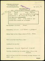 Applicant: Back, Nathan; born 28.7.1881 in Nove Zamky (Slovakia); married.