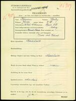 Applicant: Kerpen, Gerty; born 28.7.1915 in Isper (Yspertal, Austria); single.