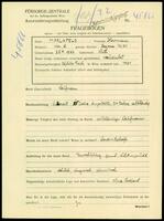 Applicant: Marchfeld, Hermann; born 25.9.1882 in Kutti (Slovakia); married.