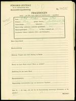 Applicant: Lieber, Ethel; born 1899 in Rymanów (Poland); married.