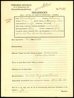 Applicant: Kleinberger, Salomon; born 16.11.1870 in Krakau; married.