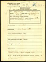 Applicant: Offenberger, Samuel; born 16.12.1875 in Horadenka; no status registered.