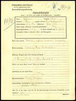 Applicant: Goldmann, Anna; born 28.1.1912 in Graz (Austria); single.