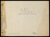 Fantasia for Organ (manuscript) : (after Quartet for Trombones) / Eli Freud.