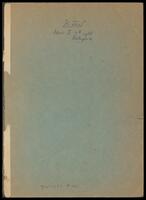 Music to Shakespeare's "12th Night" (manuscript) / Eli Freud.