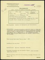 Applicant: Lion, Friedrich; born 18.7.1914 in Vienna (Austria); single.
