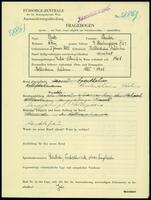 Applicant: Beck, Paula; born 2.1.1885 in Holešov (Czech Republic); widowed.