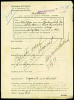 Applicant: Beer, Wilhelm; born 22.5.1920 in Vienna (Austria); single.