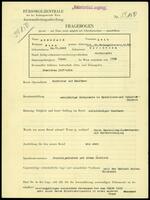Applicant: Aberbach, Leib; born 24.6.1893 in Horodenka (Ukraine); married.
