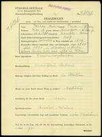 Applicant: Becher (Pesia), Paula; born 26.6.1890 in Zamość (Poland); single.
