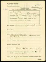 Applicant: Ribarz, Franz; born 14.12.1896 in Nietschitz (Kyjov, Jihomoravský kraj, Czech Republic); married.