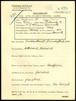 Applicant: Taubmann, Benno; born 13.4.1910 in Chernivt︠s︡i (Ukraine); single.