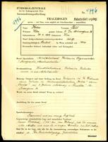 Applicant: Kohn, Paul; born 29.4.1909 in Vienna (Austria); single.