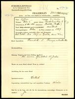 Applicant: Littner, Wilhelm; born 6.5.1896 in Bielitz (Poland); widowed.