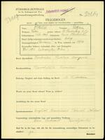 Applicant: Franzos, Regina; born 17.6.1903 in Gura Humorului (Romania); single.