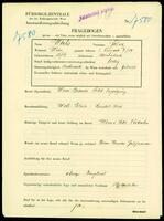 Applicant: Weihs, Felix; born 15.9.[no year] in Mariánské Lázně (Czech Republic); single.