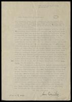 Personal correspondence: Leon Kornitzer - A. Z. Idelsohn (manuscript). 1938, May