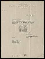 Correspondence with institutuions: Baltimore Hebrew College lat - A. Z. Idelsohn (manuscript). 1935, September-October