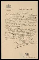 Correspondence with institutuions: Universiteits-Bibliotheek - A. Z. Idelsohn (manuscript). 1921, December