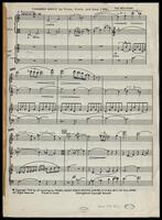 Chamber music for flute, viola and harp.