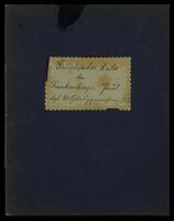 Griechischer Autor (manuscript) für Paul Frankenburger. .[archival material]