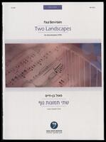 Two landscapes : for viola and piano (1939) / Paul Ben-Haim.