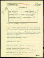 Applicant: Messing, Siegfried; born 24.5.1889 in Iași (Romania); married.