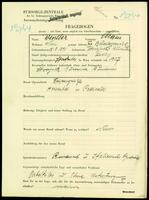 Applicant: Wentler, Chaim; born 18.8.1890 in Storojinet (Ukraine); single.