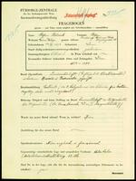 Applicant: Robinek, Stefan; born 24.11.1894 in Vienna (Austria); divorced.