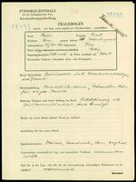 Applicant: Steuer, Ernst; born 29.7.1902 in Vienna (Austria); single.