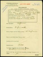 Applicant: Langermann, Jakob Chaim; born 24.10.1890 in Chodorów (Ukraine); married.