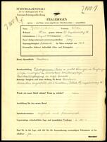 Applicant: Grossmann, Hilde; born 5.8.1901 in Vienna (Austria); single.