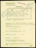 Applicant: Mayer, Friedrich; born 24.9.1902 in Vienna (Austria); married.