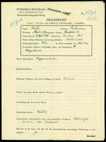 Applicant: Reiter, Salomon; born 17.9.1889 in Tarnów (Województwo Małopolskie, Poland); married.