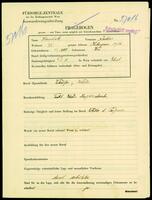 Applicant: Haudek, Isidor; born 5.10.1889 in Vienna (Austria); married.