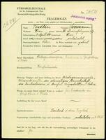 Applicant: Toilten, Herrmann; born 3.4.1891 in Vienna (Austria); married.