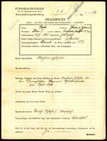 Applicant: Grohs, Theodor; born 11.12.1878 in Ivančice (Czech Republic); married.