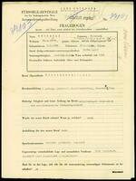 Applicant: Krumholz, Heinrich; born 5.5.1886 in Kroscienko (Poland); married.