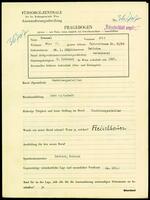 Applicant: Kressel, Aron; born 24.1.1891 in Zabolotiv (Ukraine); married.