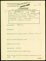 Applicant: Rothbaum, Hersz; born 26.3.1873 in Sokolow (Poland); married.