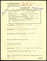 Applicant: Kleiner, Jetti; born 12.5.1915 in Buberka (Ukraine); single.