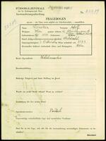Applicant: Wienstein, Adolf; born 16.1.1883 in Vienna (Austria); married.