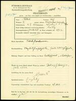 Applicant: Pollak, Fritz; born 4.2.1912 in Vienna (Austria); single.