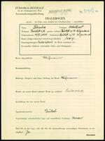 Applicant: Schischa, Adalbert; born 11.3.1906 in Neustadt (Burgenland, Austria); single.